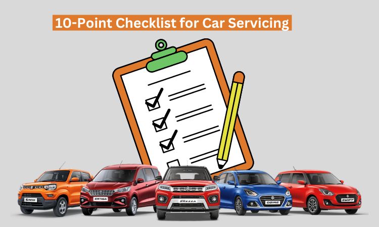 10-point checklist for car servicing