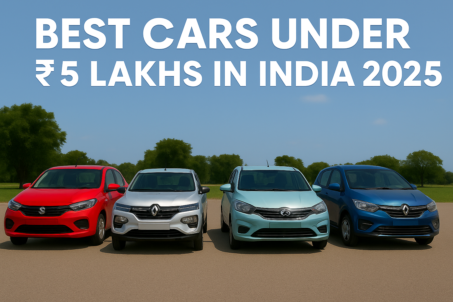 Best Cars Under 5 Lakhs in India