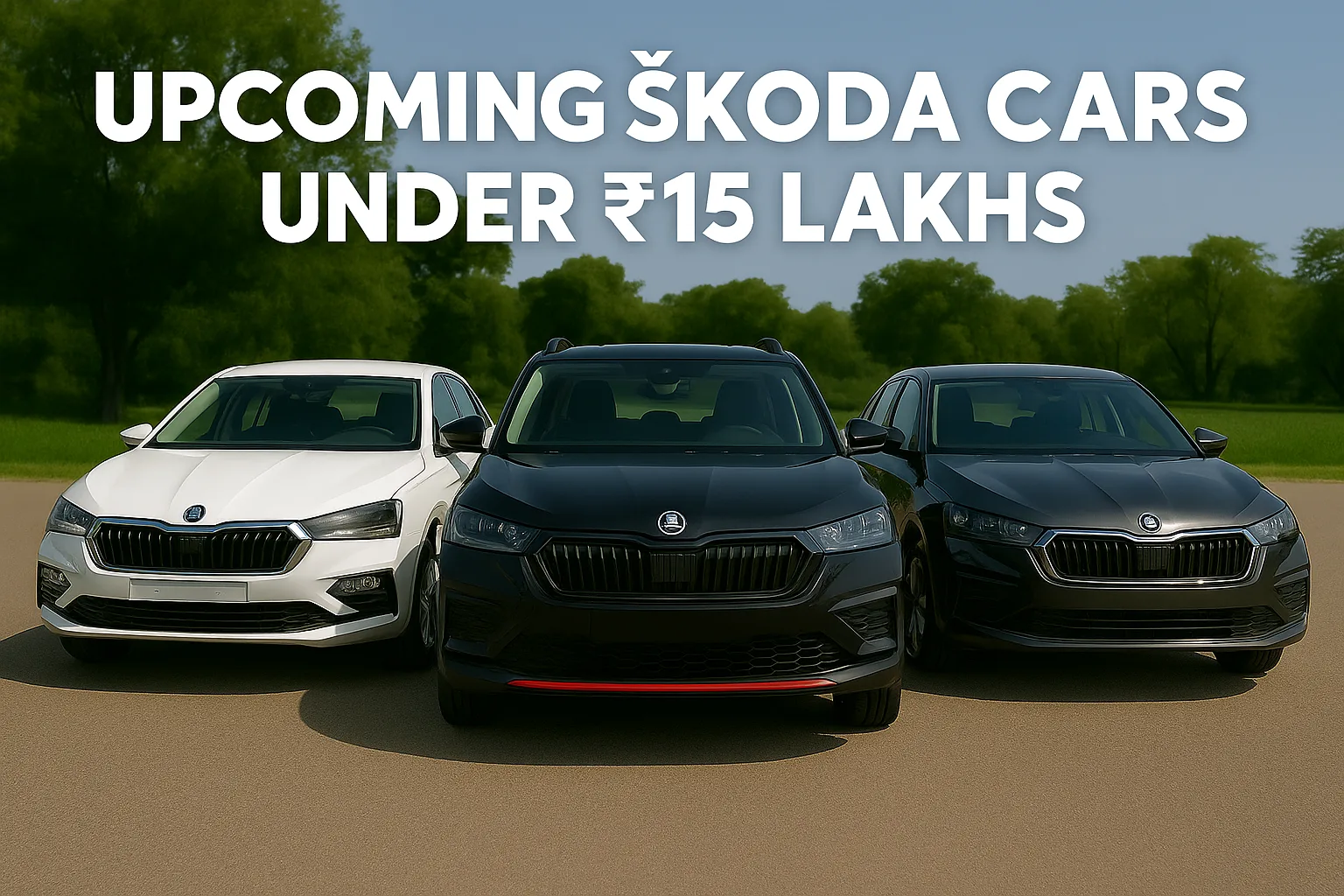 Upcoming Skoda Cars Under 15 Lakhs in India