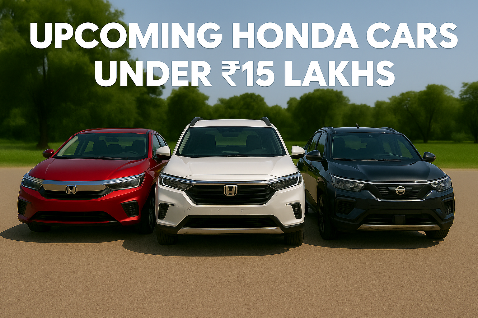 Upcoming Honda Cars Under 15 Lakhs in India