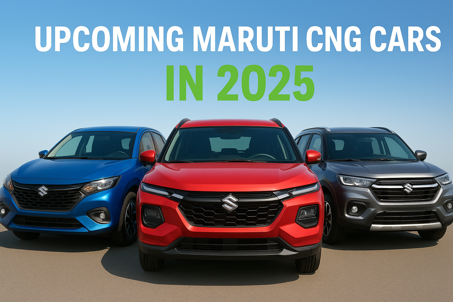Upcoming Maruti CNG Cars in 2025