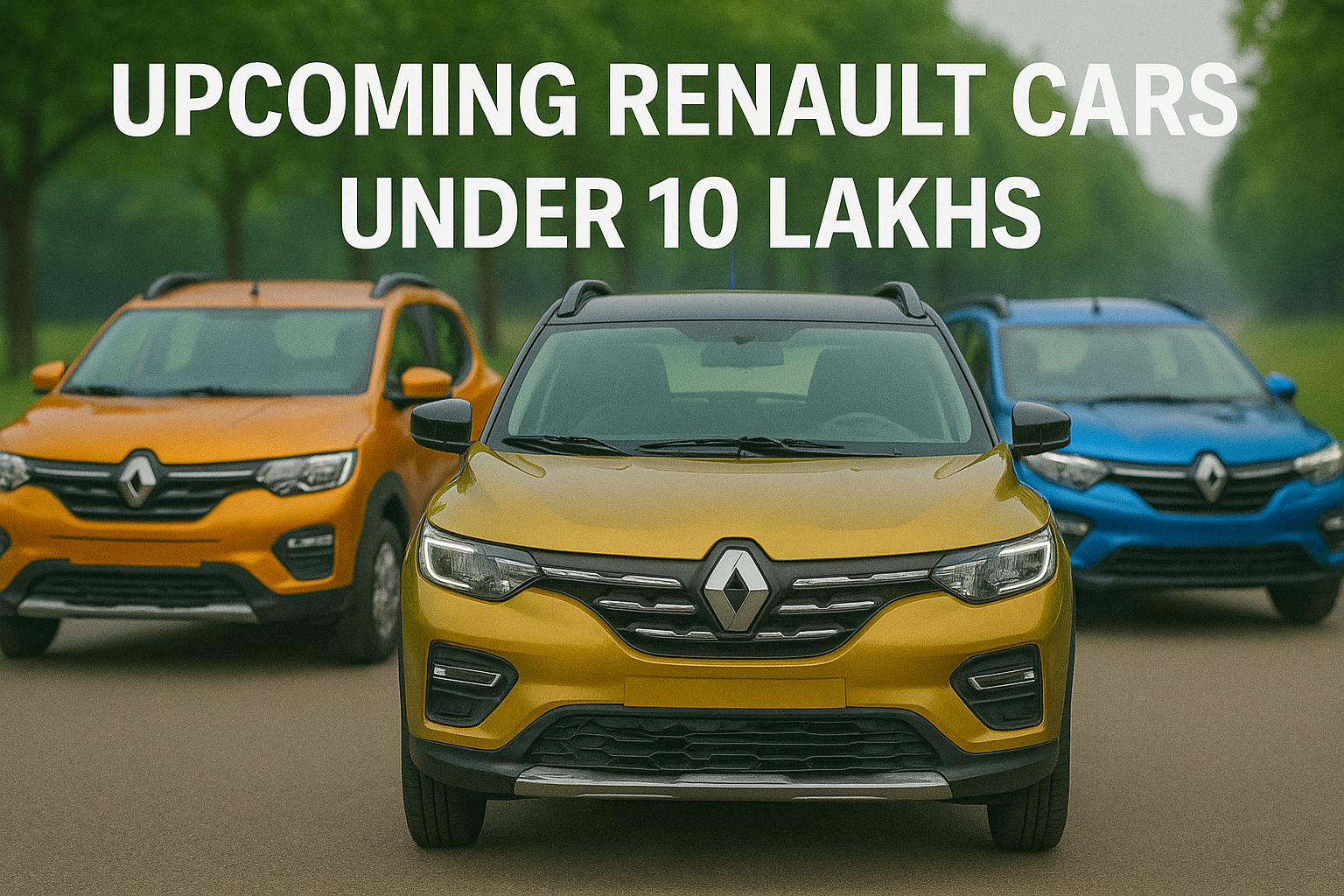 Upcoming Renault Cars Under 10 Lakhs in 2025