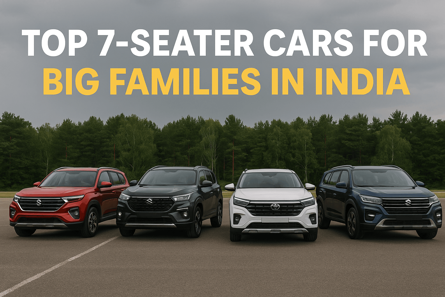 Top 7 Seater Cars for Big Families in India