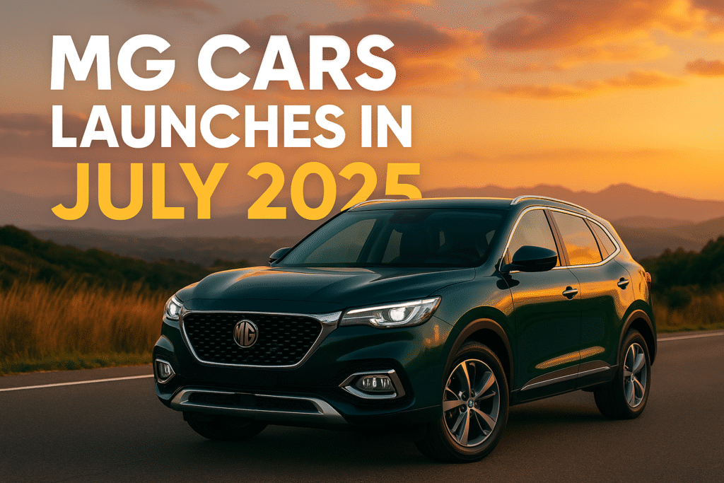 Upcoming MG Cars Launch in July 2025