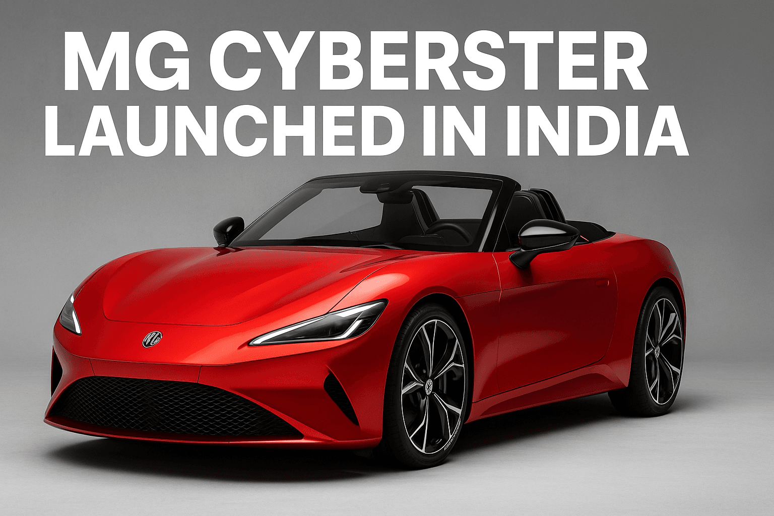 MG Cyberster Launched in India