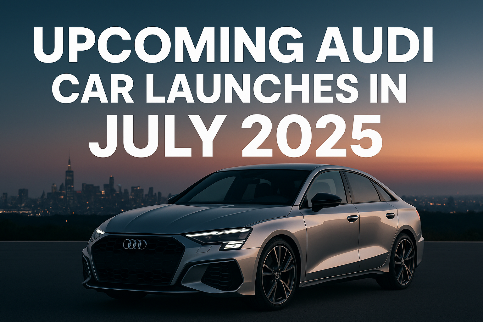 Upcoming Audi Car Launches in July 2025 in India