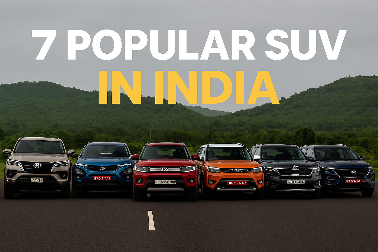 7 Popular SUVs in India for 2025 – Ultimate Guide for First-Time Buyers