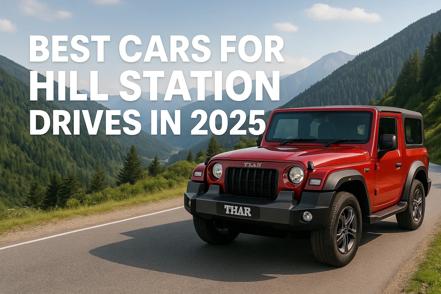 Best Cars for Hill Station Drives in 2025
