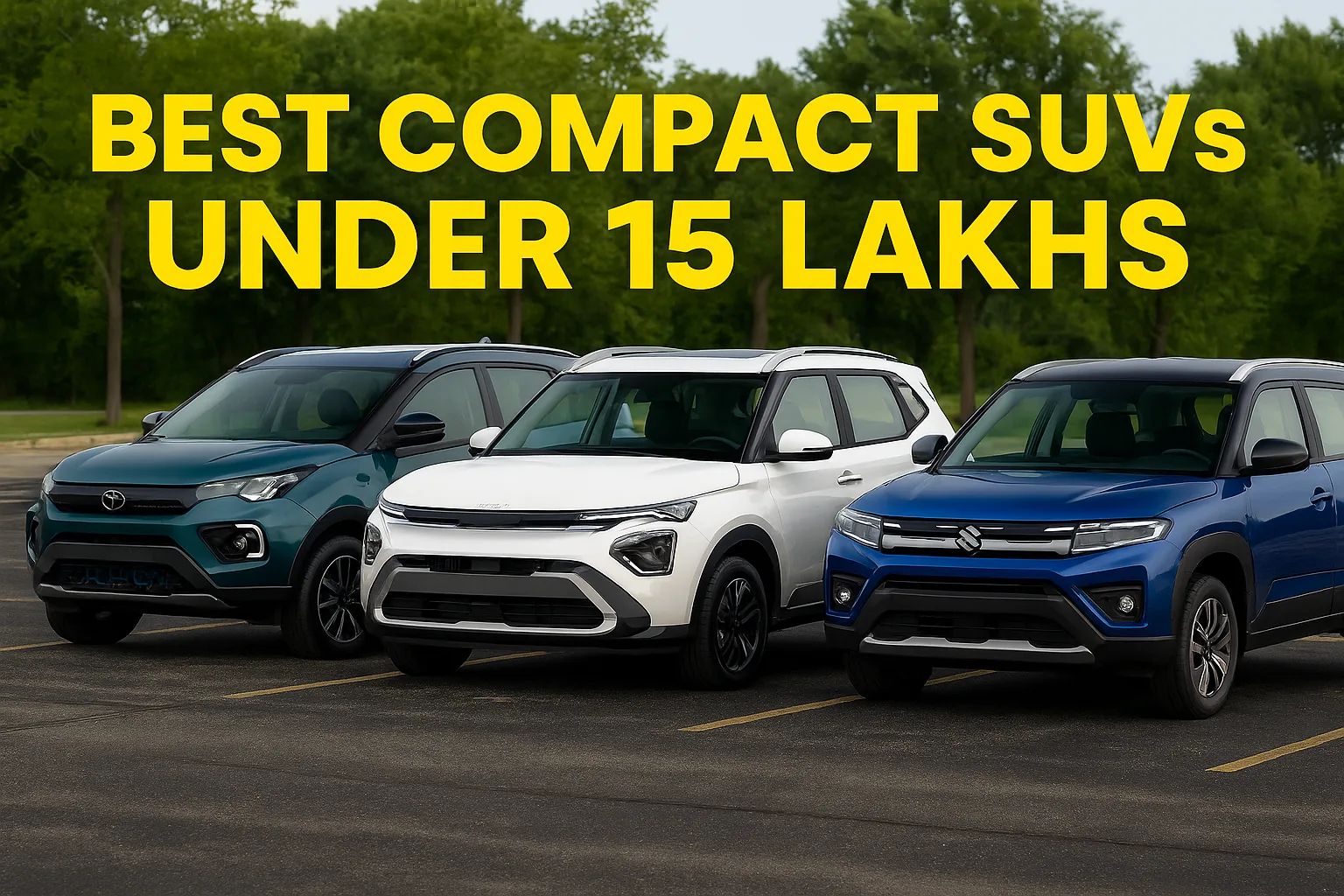 Best Compact SUVs Under 15 Lakhs in India