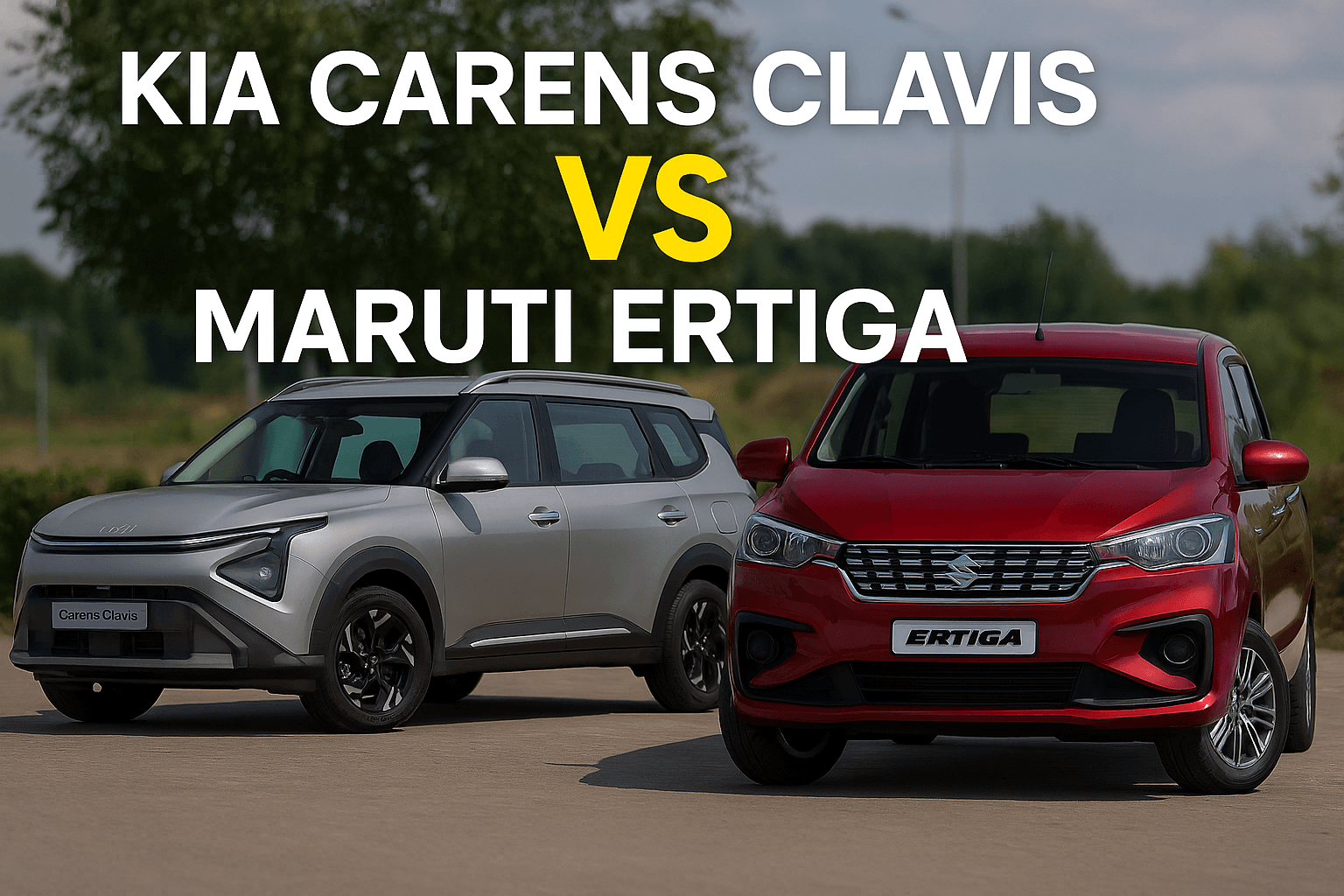 Maruti Ertiga vs Kia Carens Clavis