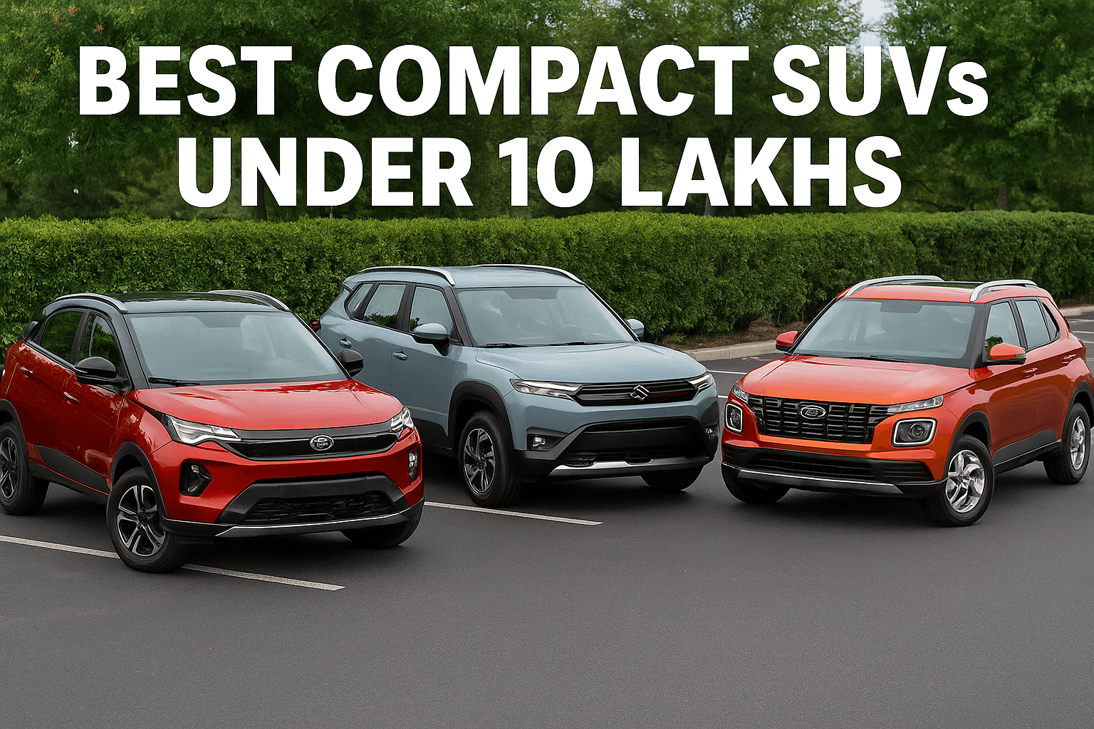 Best Compact SUVs Under 10 Lakhs in India